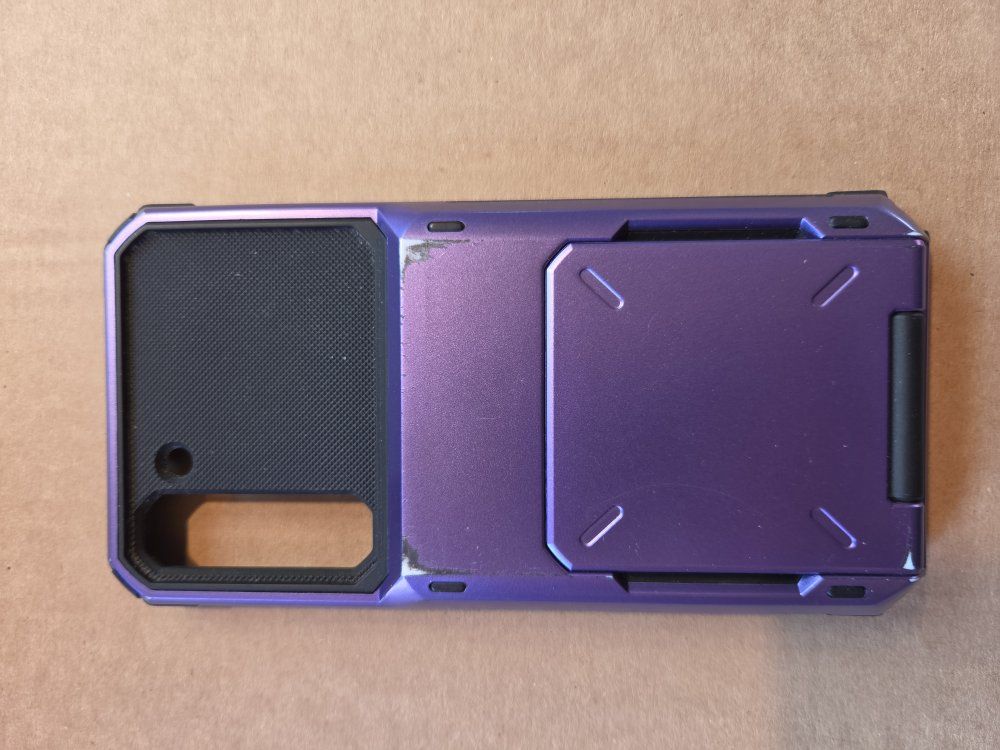 samsung galaxy S23+ plastic case with card slot