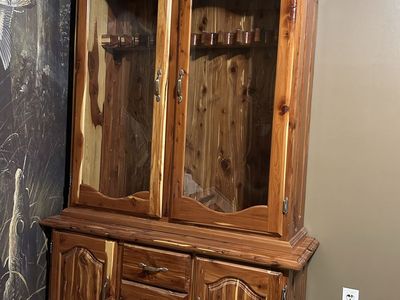Cedar Wood Gun Cabinet