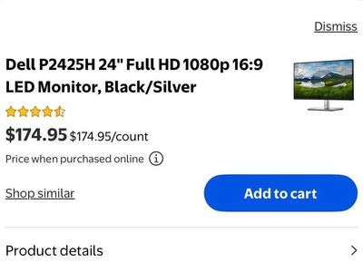 Dell 24" Full HD LED Monitor