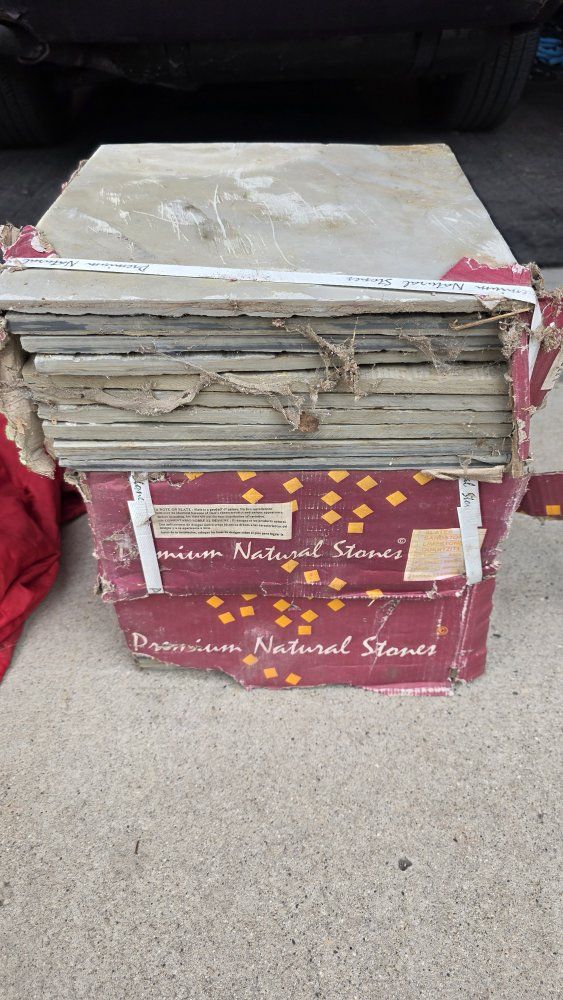 Premium Natural Stone Slate Tiles - Multi-Pack 12x12