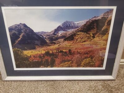 Sundance in the Fall Photograph with Frame