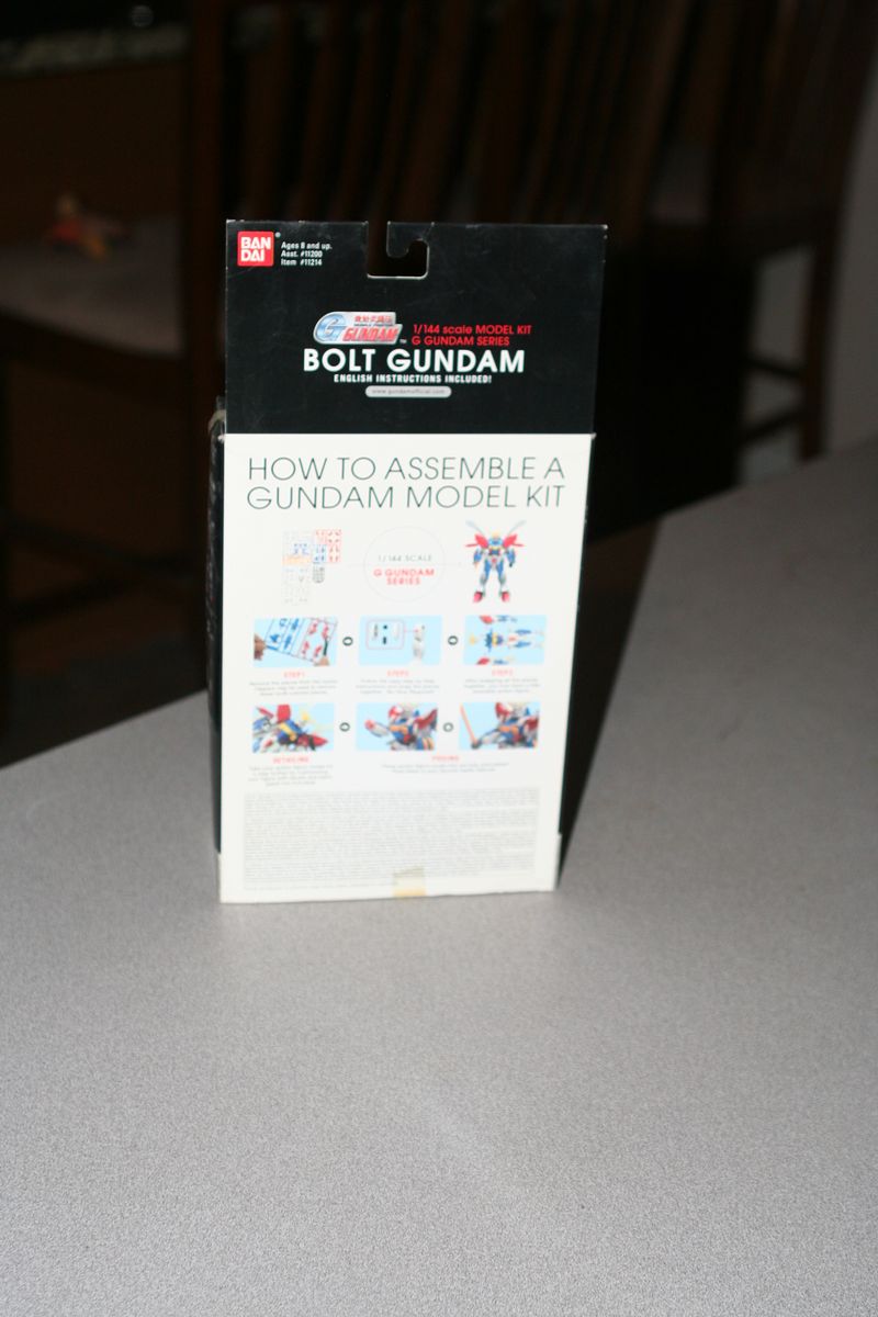 Bandai vintage Bolt Gundam 1/144 Scale Model Kit - Action Figure from G Gundam Series