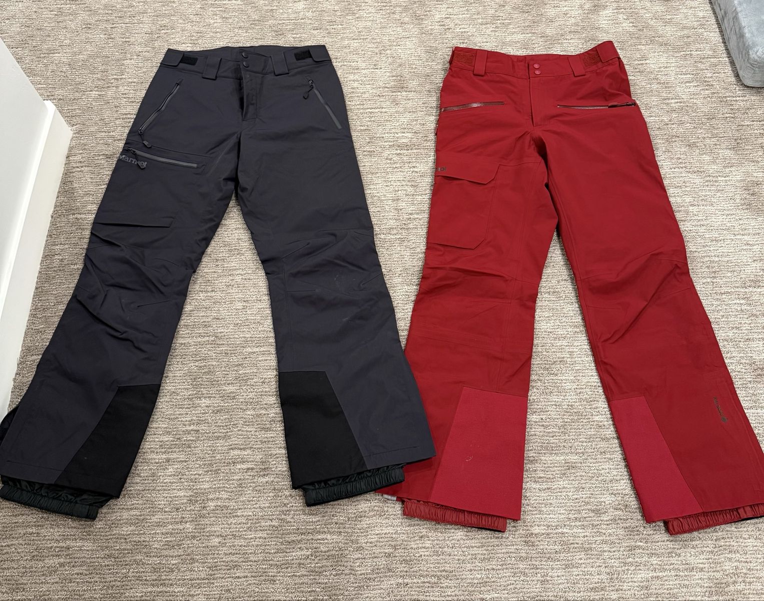 Marmot GORE-TEX Ski/Snowboard Pants - Men's/Unisex (Red & Black Options)