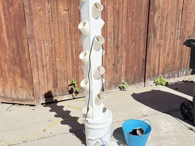 Custom made hydroponic tower