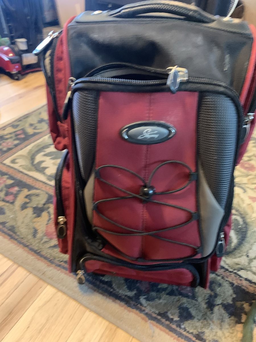 Skyway Ballistic Nylon, Carry On Bag W Rollers, suitcase