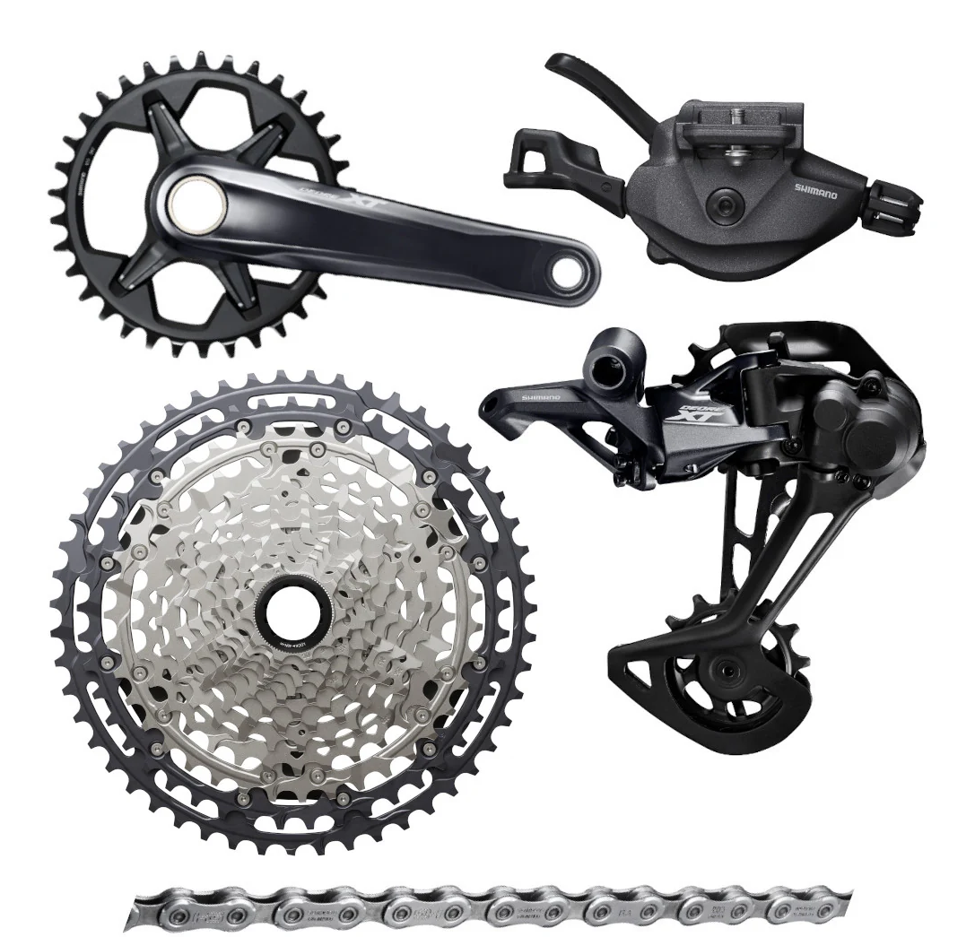 Complete Shimano Deore XT m8100 groupset 1x12 w/BB