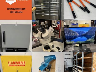 ONSITE Liquidation Auction JTECH Medical Device Manufacturing Midvale UT BTeam 8-13-2026. Tools, Shelving, Warehouse, Parts