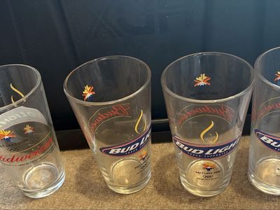 Vintage 2002 Salt lake winter games 16oz glasses-set of 4