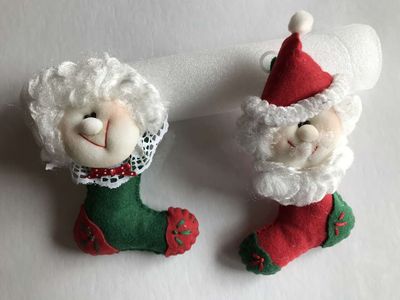 Priced Individually, Vintage Stuffed Christmas Tree Ornaments, Window Stickers Decal Vinyl, Reusable