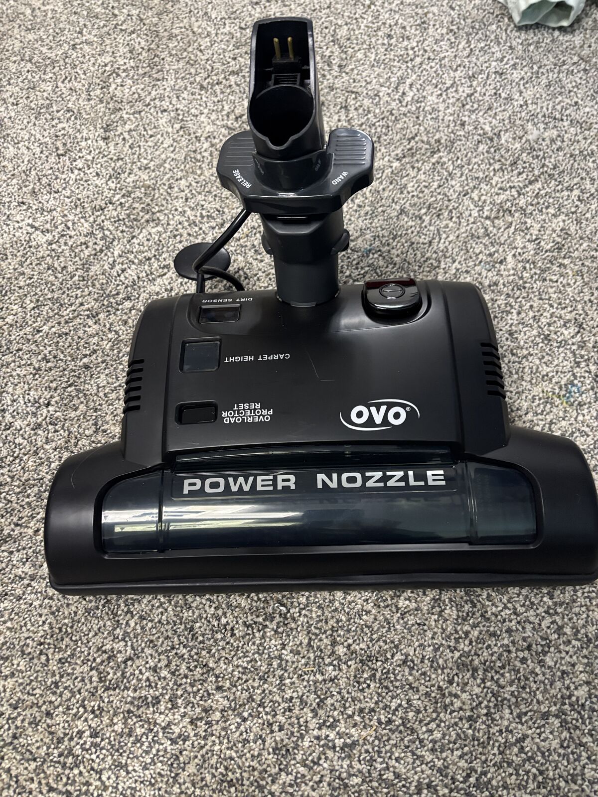 # OVO Central Vacuum Power Nozzle Head Attachement 6 Heights Adjustable  B2421 and User Manual