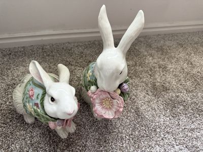 Fitz and Floyd “Fauna and Flora” Rabbits
