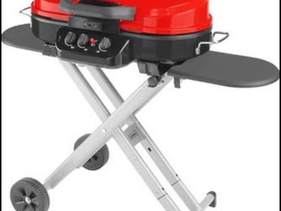 Coleman RoadTrip 285 Portable Propane Grill - Red, 20,000 BTUs, Instastart, Wheels