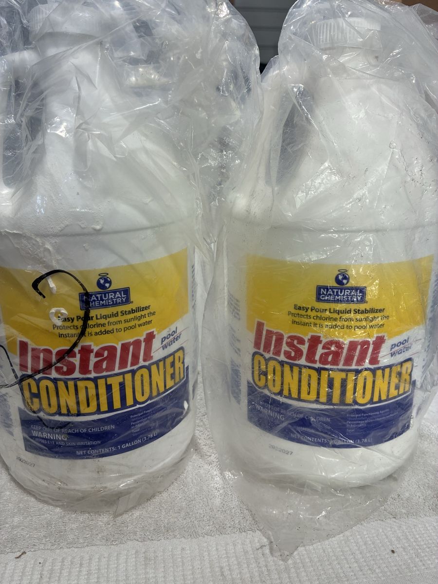 2 gallons instant pool conditioner. New.