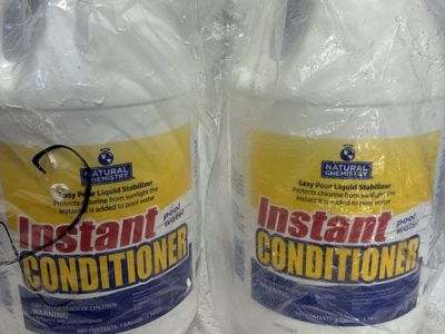 2 gallons instant pool conditioner. New.
