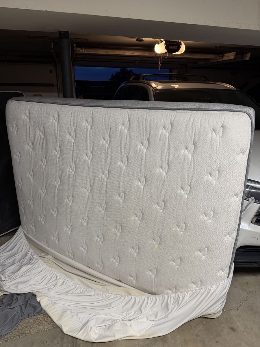 Queen Size Bed and Box Spring - minimal wear