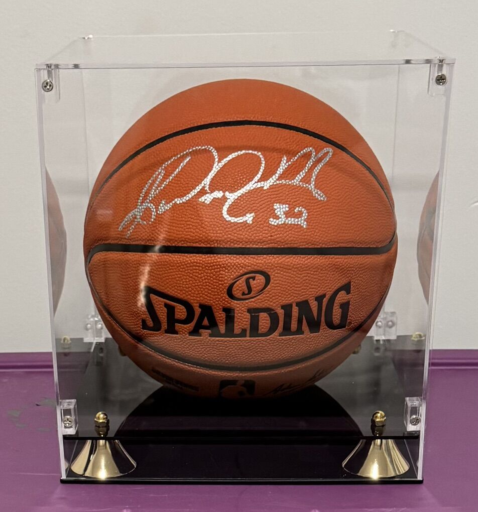 Karl Malone Signed Basketball - JSA Certified