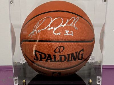 Karl Malone Signed Basketball - JSA Certified