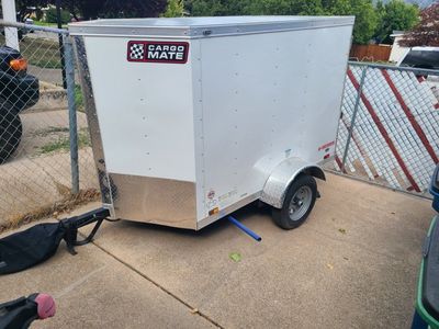 Cargo Mate E-Series Single Axle Enclosed Cargo Trailer - White 6x4