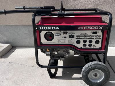 Honda EB6500X Portable Generator - Reliable Power for Home or Job Site