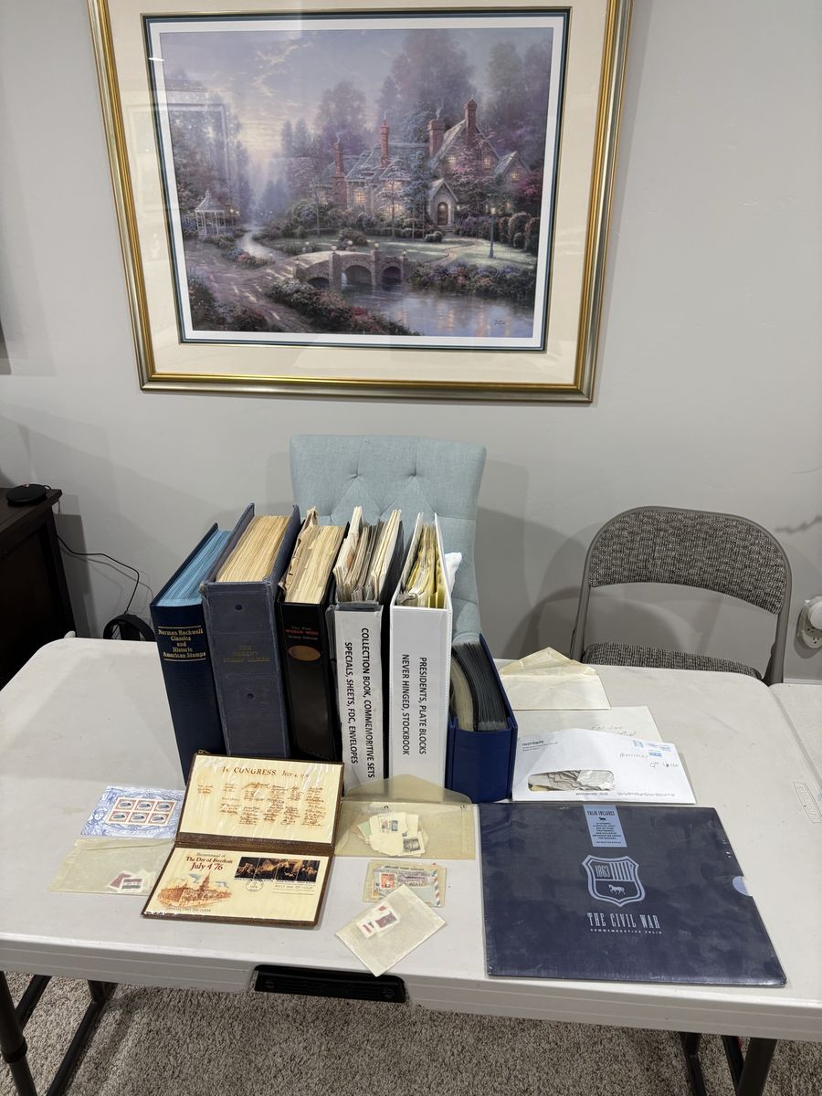 LARGE 100 YEAR OLD STAMP COLLECTION