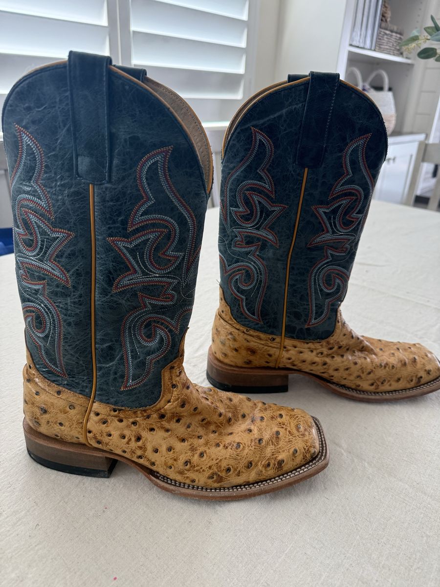 Horse Power men’s leather western saddle boots size 10