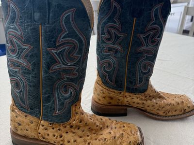 Horse Power men’s leather western saddle boots size 10