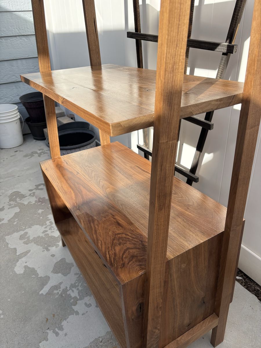 Modern ladder bookshelf