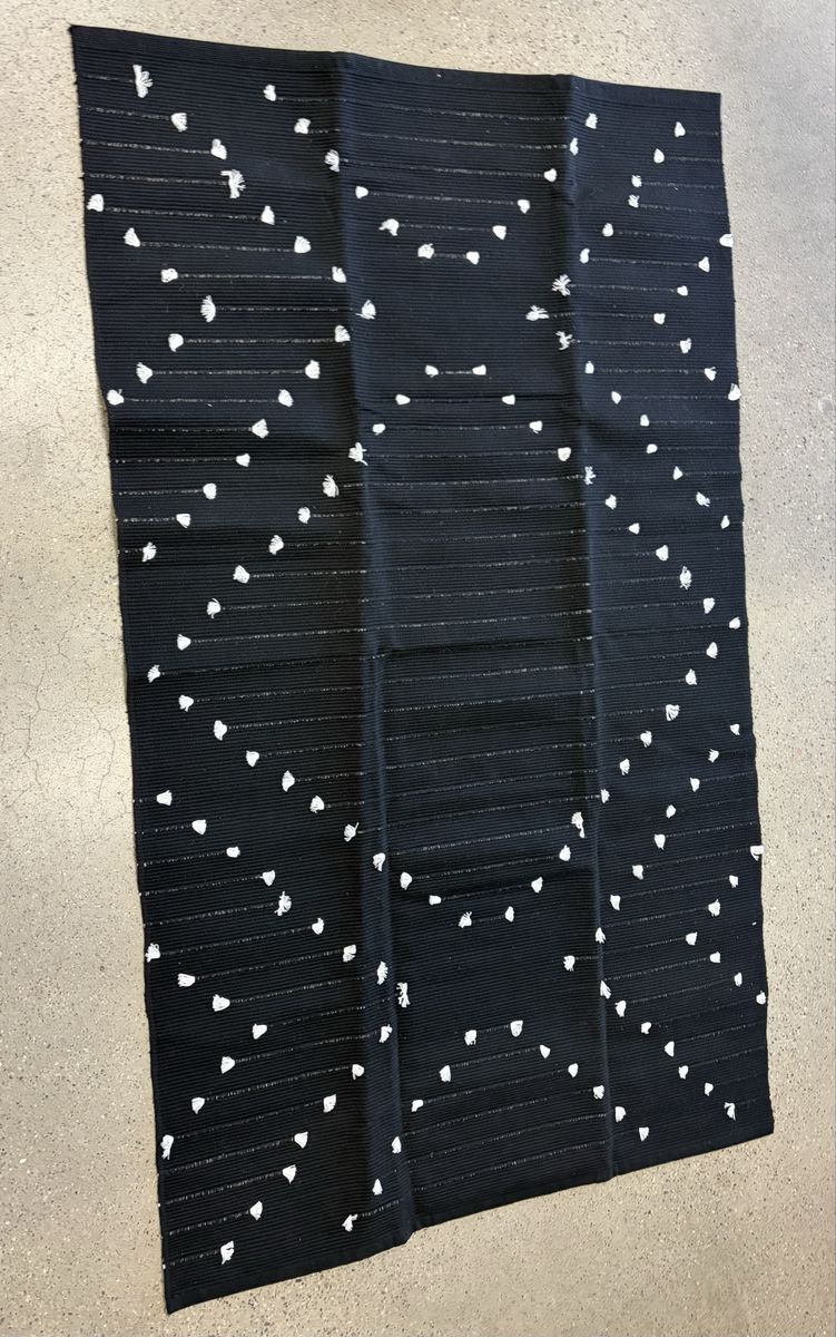 Boho Black Rug 3’ x 4’10”