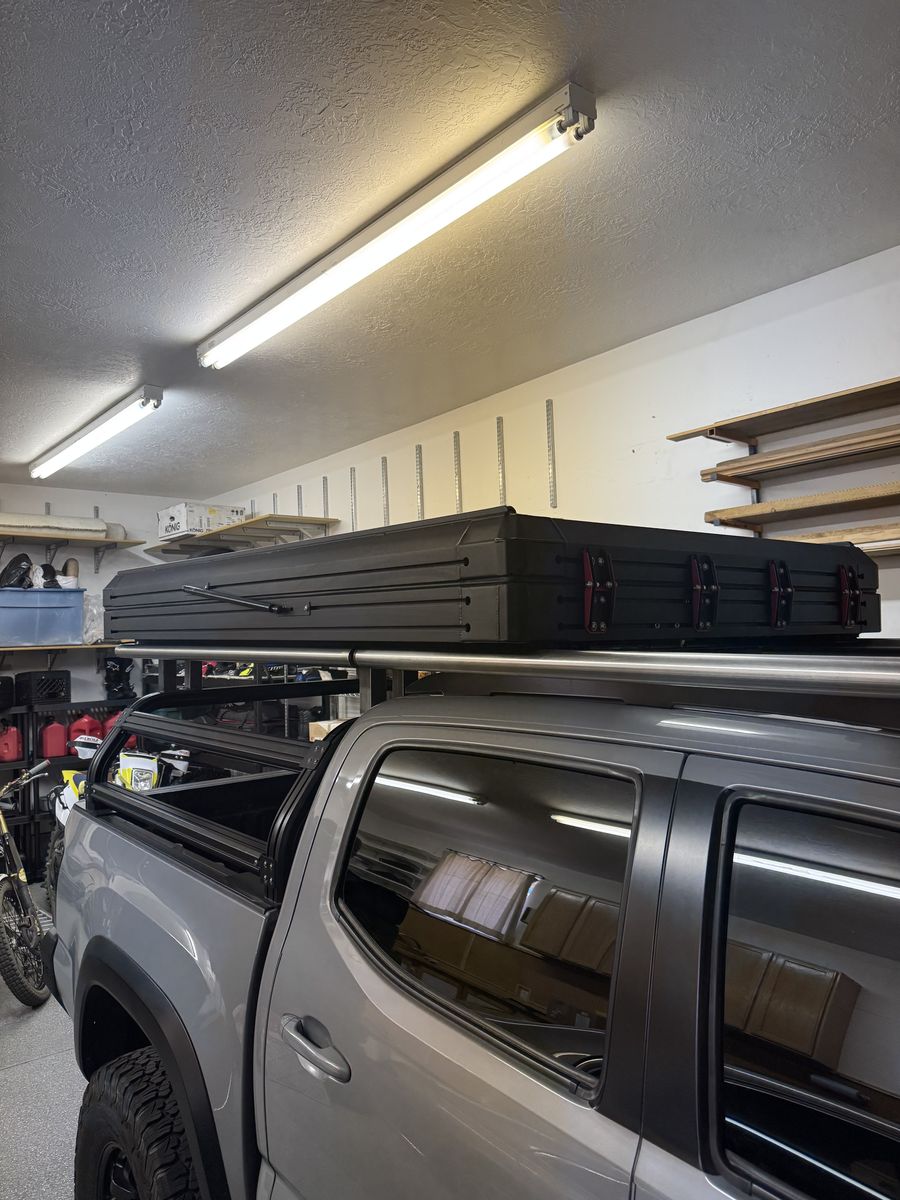 Rooftop Tent The Bush Company AX27 rack for Tacoma