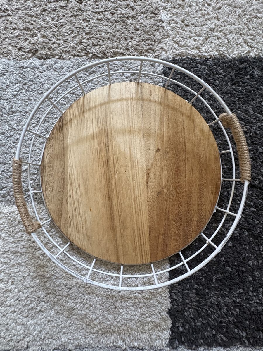 Rustic Circular Tray