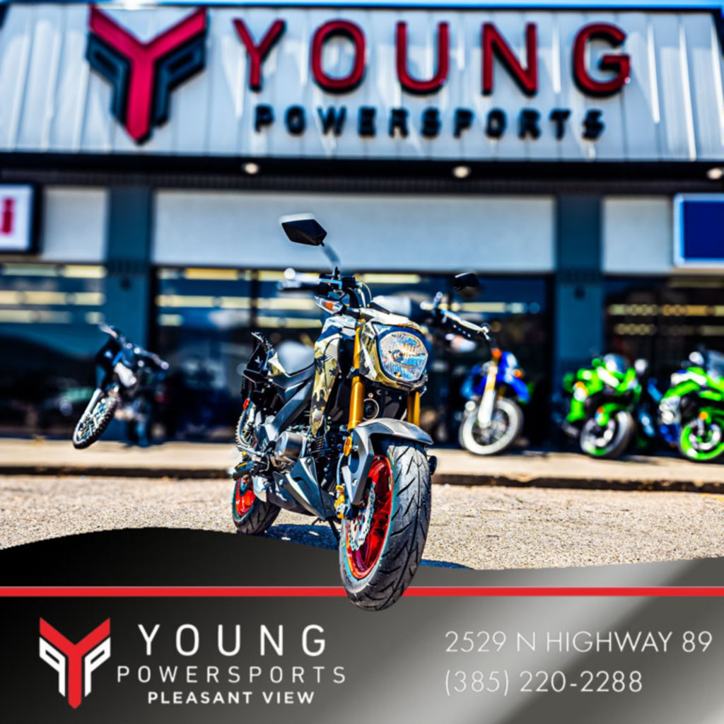 2025 Kawasaki Z125 PRO Cypher Camo Beige