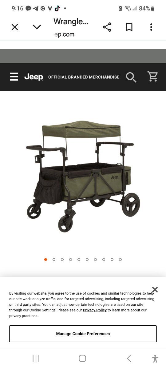 Jeep Wrangler Wagon Stroller