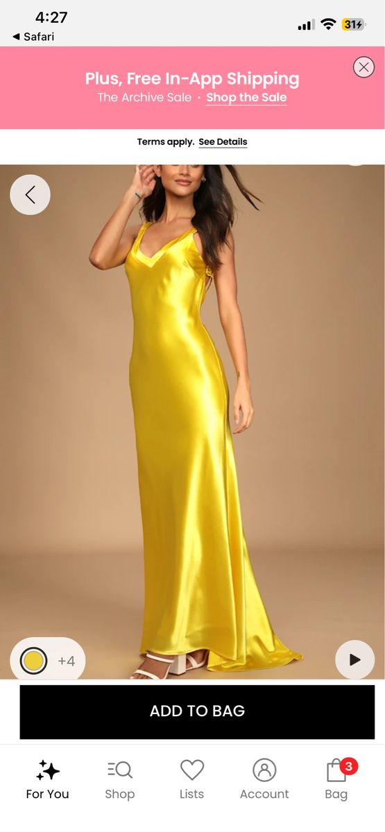 Long formal yellow dress. Inspo “how to lose a guy in 10 days”! Size M
