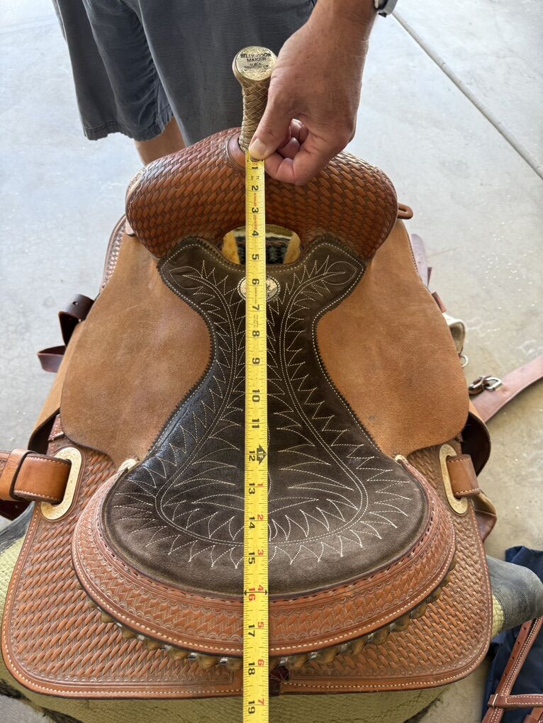 Billy Cook 16 inch Saddle with bridles and bits