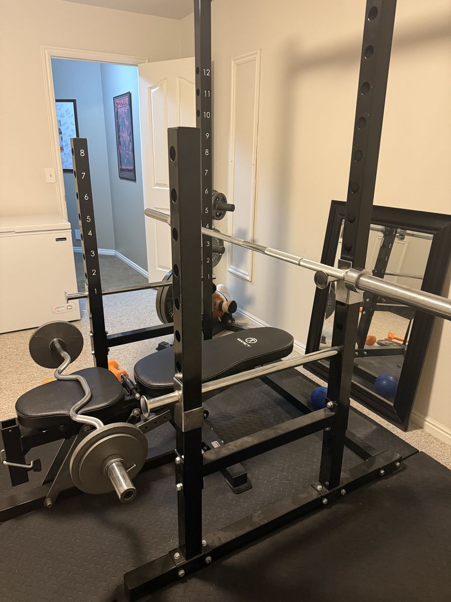 Home Fitness Set with Cage/rack
