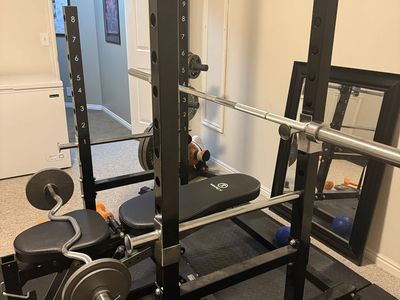 Home Fitness Set with Cage/rack