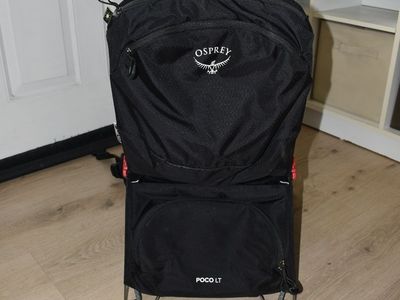 Osprey Poco LT with sun shade