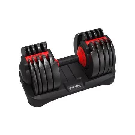 FitRx Adjustable Dumbbell, 52.5lb SmartBell