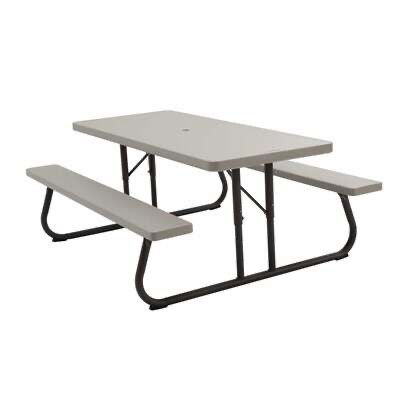 Lifetime 6 Foot Classic Folding Picnic Table