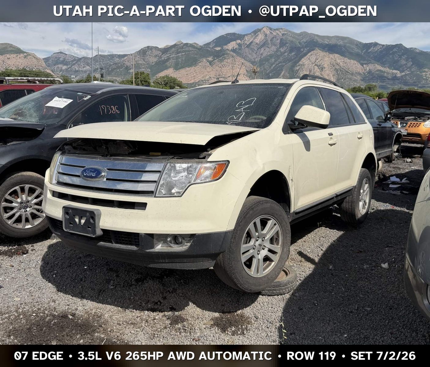 2007 Ford Edge Parts - UTPAP Ogden