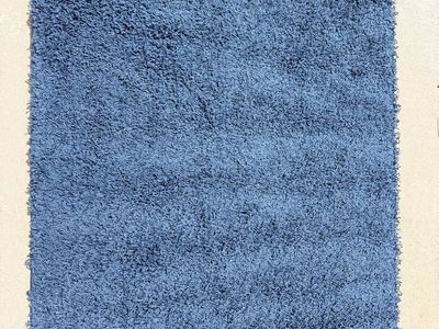 New. Great Quality Blue Shag 4x6 Area Rug