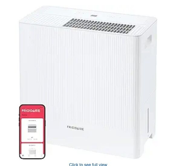 NEW - Frigidaire 50-Pint Portable Dehumidifier with Wi-Fi