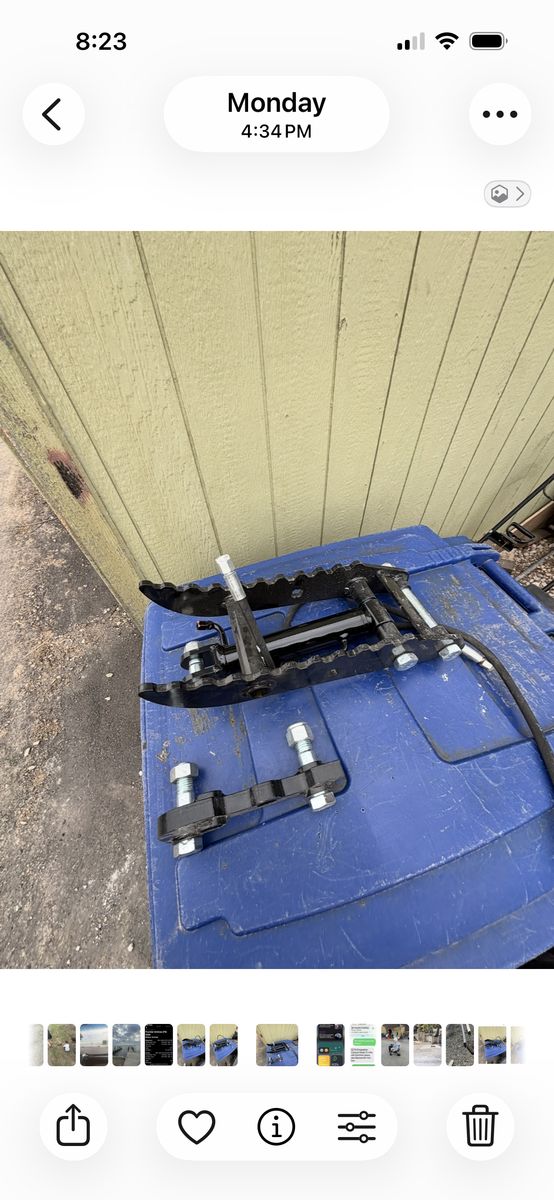 Mini Excavator Hydralic Thumb 4000 Lb Machine