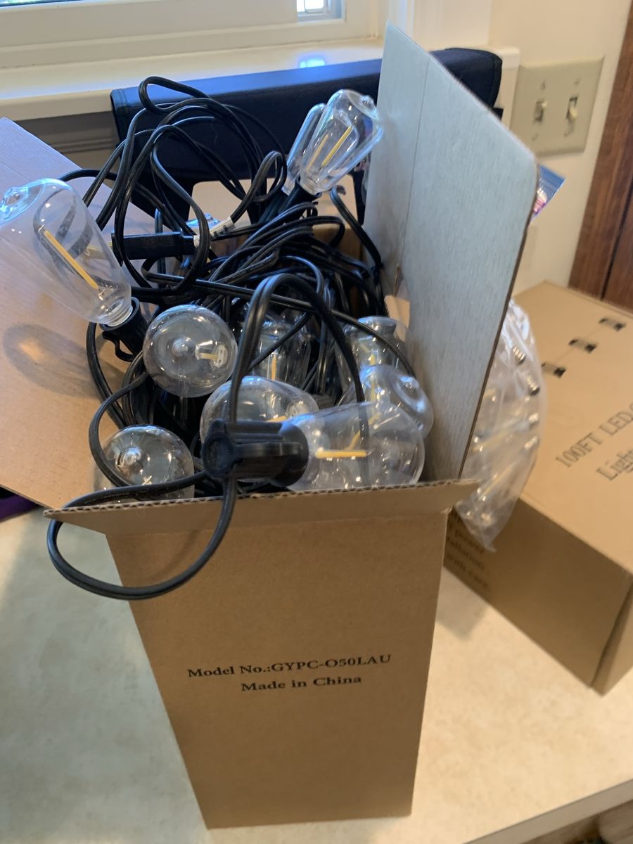 Outdoor lights string