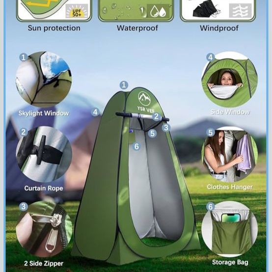 Camping  Pop-Up Privacy Tent