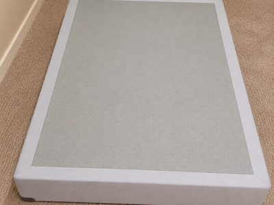 Full Size Box Spring Foundation - Light Gray
