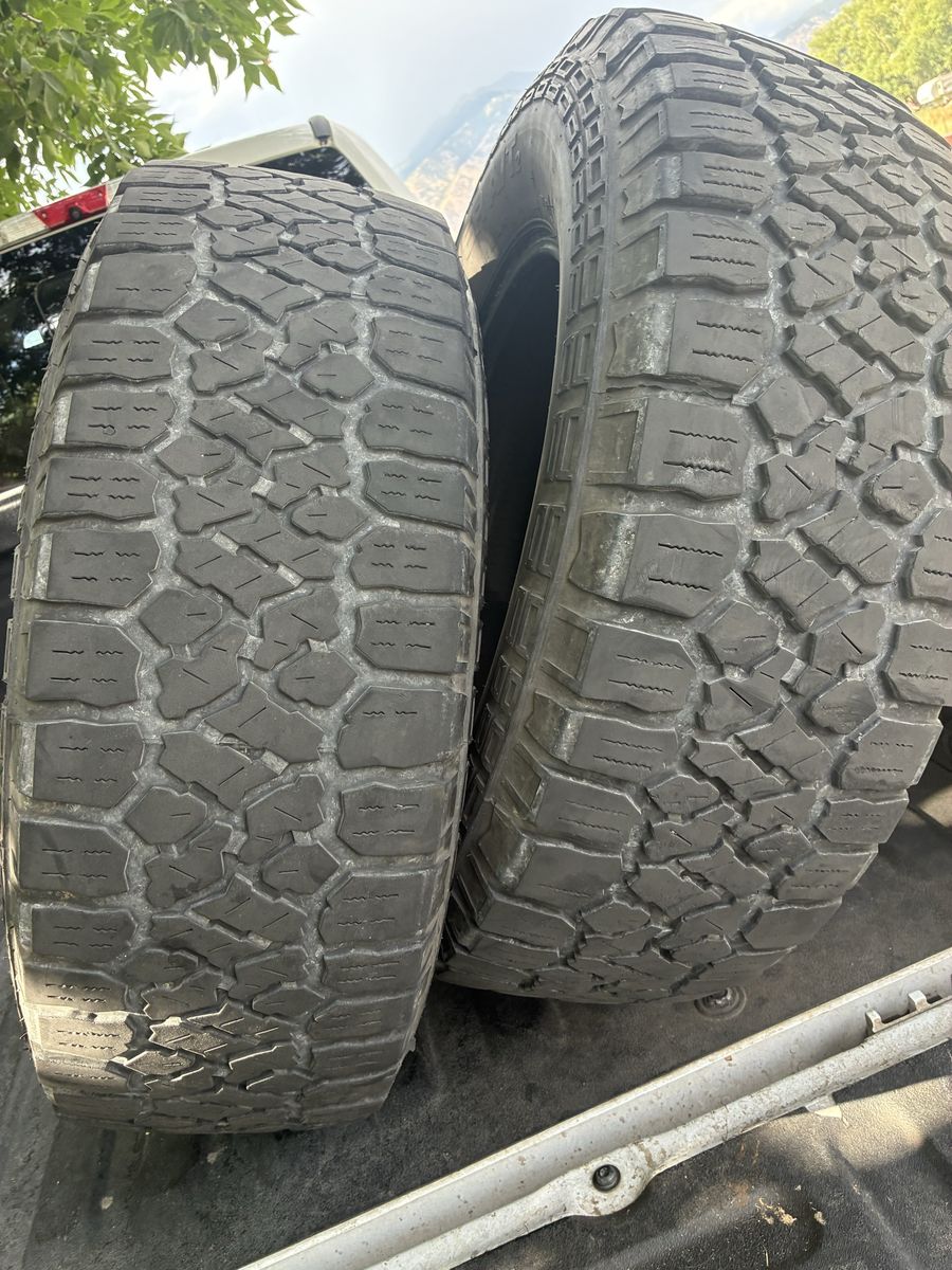 2 Klever A\T 275/70/R18 - Used - All-Terrain Traction. Plenty of life left.