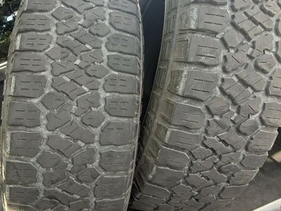 2 Klever A\T 275/70/R18 - Used - All-Terrain Traction. Plenty of life left.