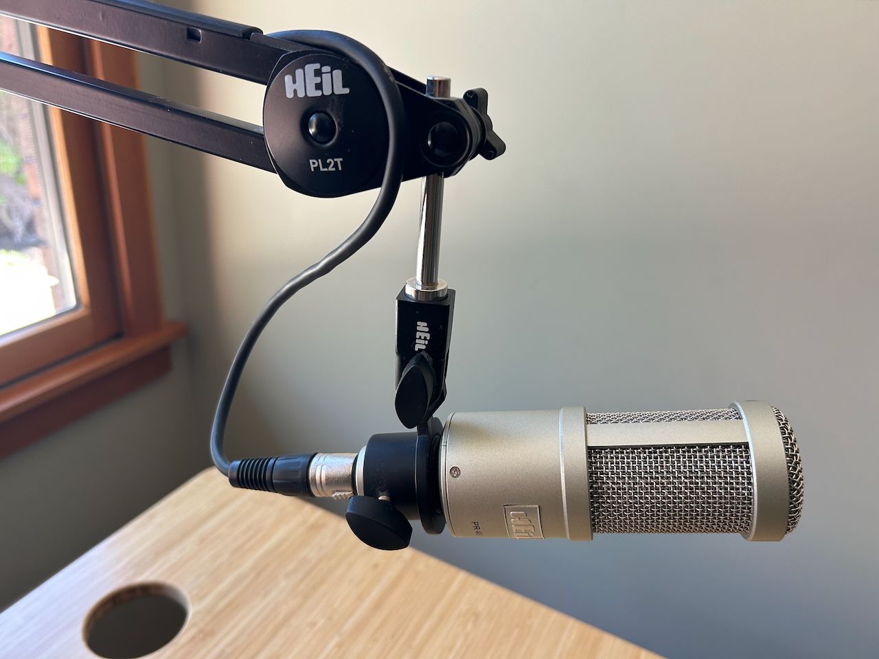 Heil PR 40 Microphone + Heil PL-2T Boom Arm