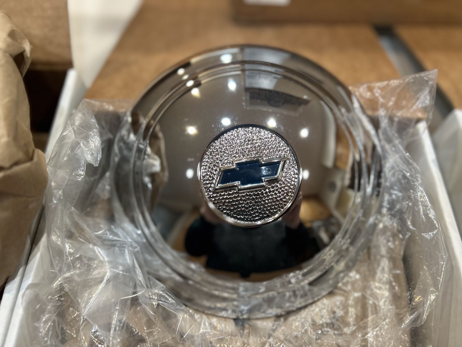 1935 Chevy (Master) or 1936 - 1940 "dog dish" hub caps (4)